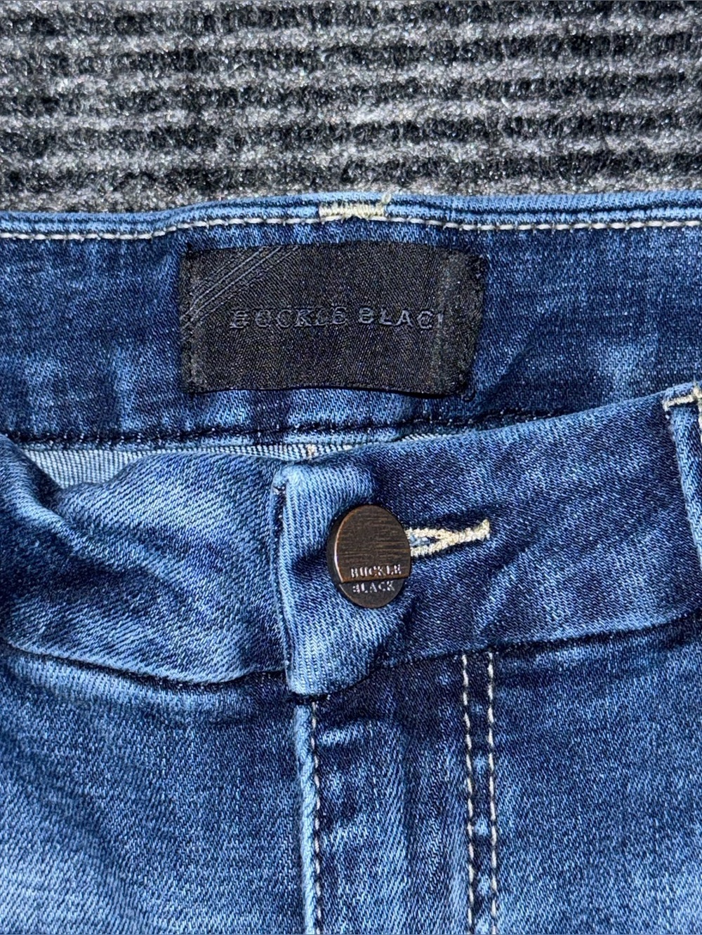 Buckle Black Fit No 53 Bootcut Stretch Jeans Sz 29 x 29 SHORT BBW5914S Whisker - Picture 8 of 10